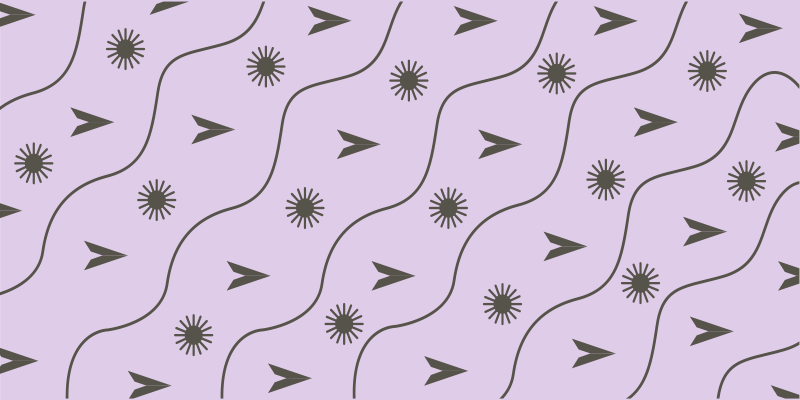 乙烯基地毯波浪图案生动色彩 - TenStickers