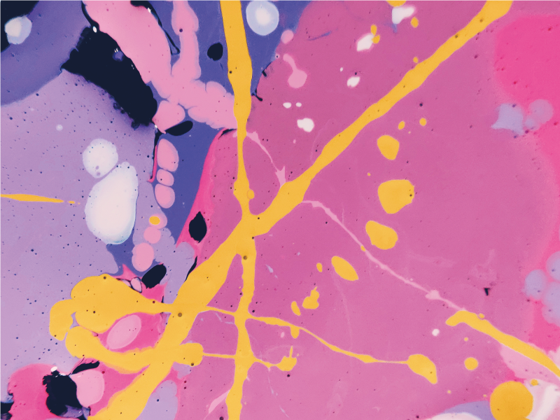 乙烯基地毯质地色彩斑斓的抽象飞溅 - TenStickers