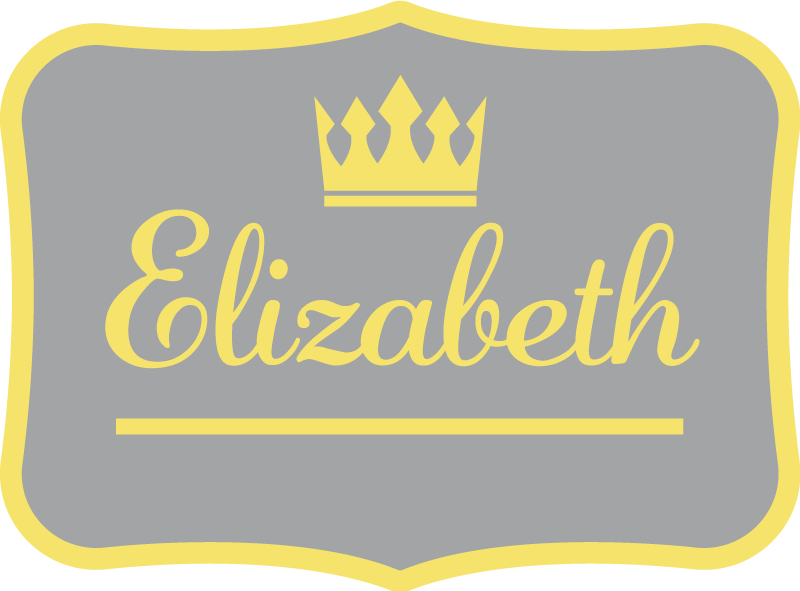 乙烯基地毯入口大厅个性化皇家皇冠 - TenStickers