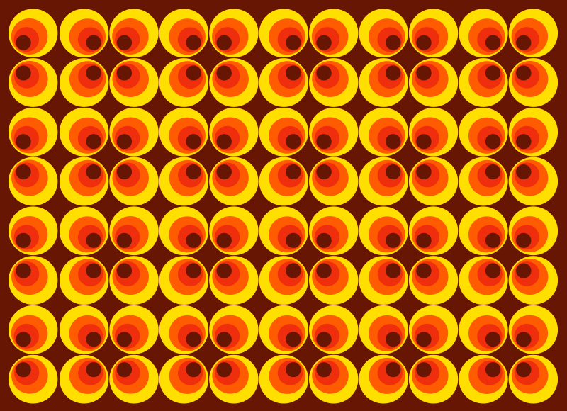 乙烯基地毯质地活力圆形图案 - TenStickers