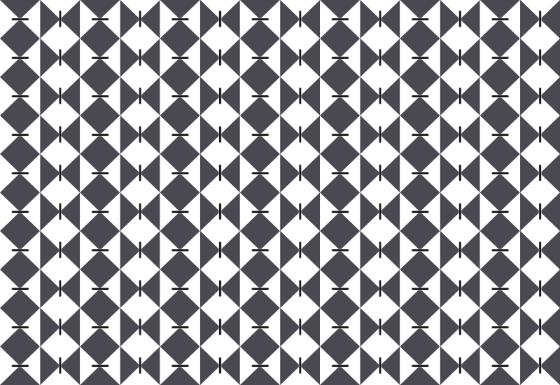 乙烯基地毯几何现代钻石图案 - TenStickers