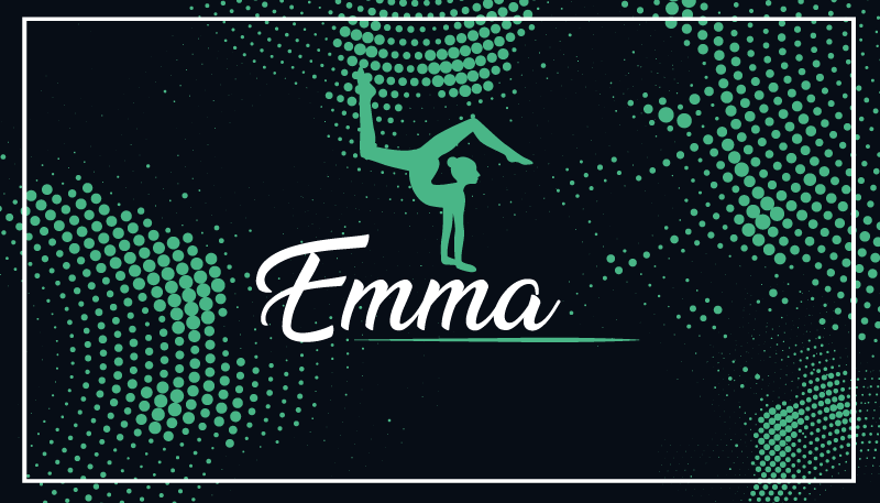 卧室乙烯基地毯定制体操垫 - TenStickers