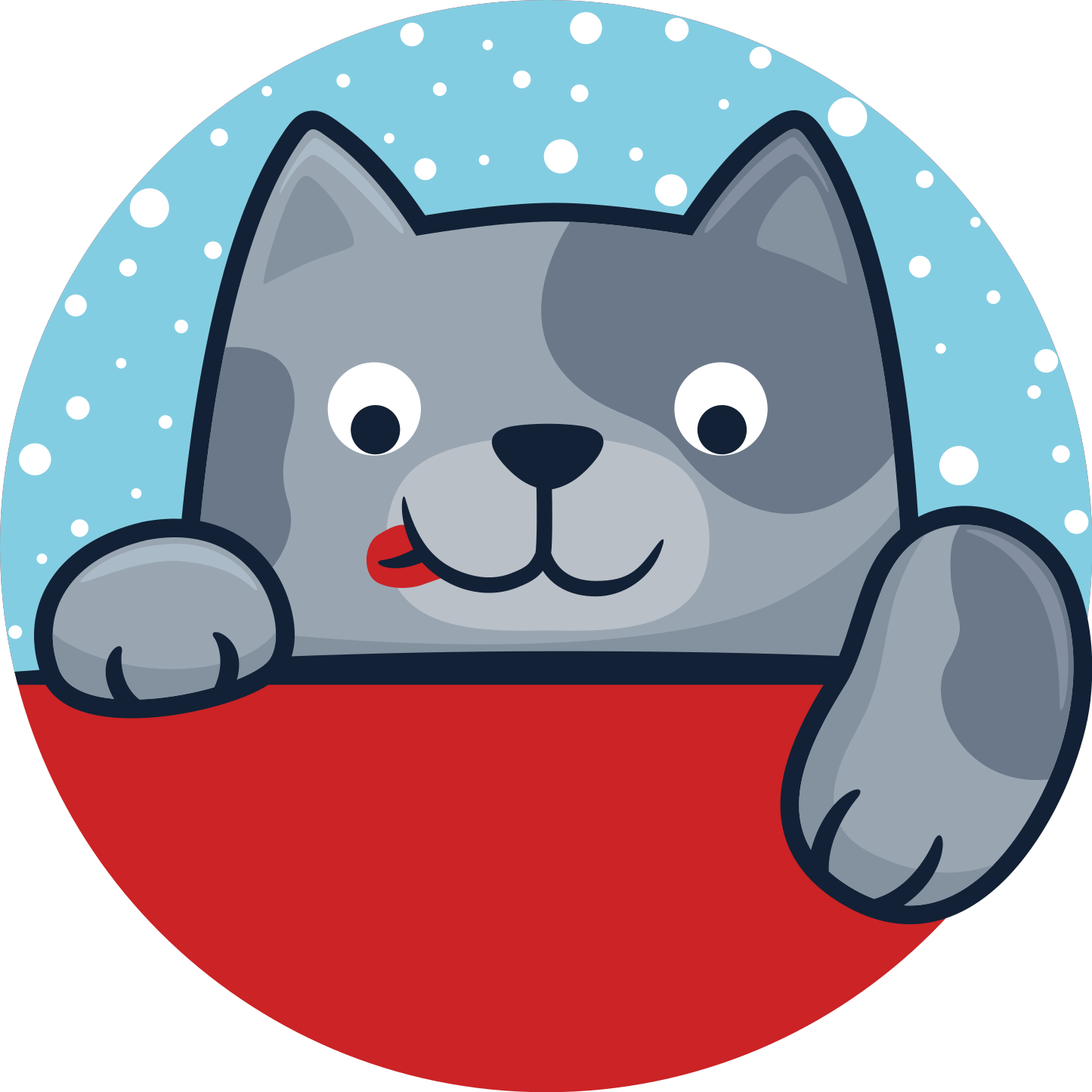 乙烯基地毯动物迷人的猫咪插图 - TenStickers