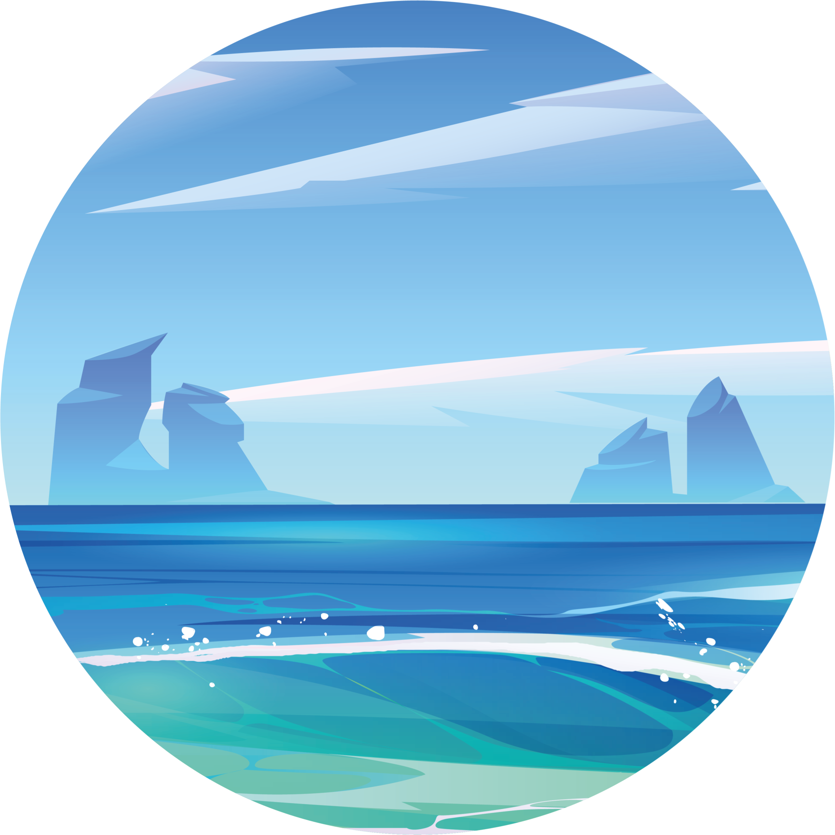 乙烯基地毯特性带来海岸宁静感 - TenStickers