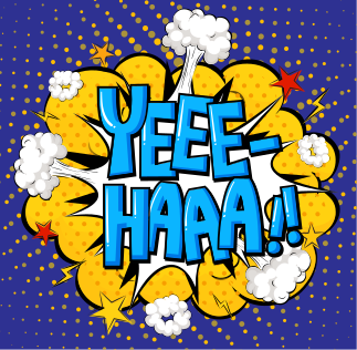 乙烯基地毯呈现漫画动作爆发效果 - TenStickers