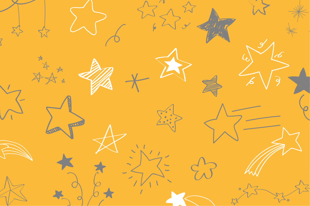 乙烯基地毯星星星空之夜图案 - TenStickers