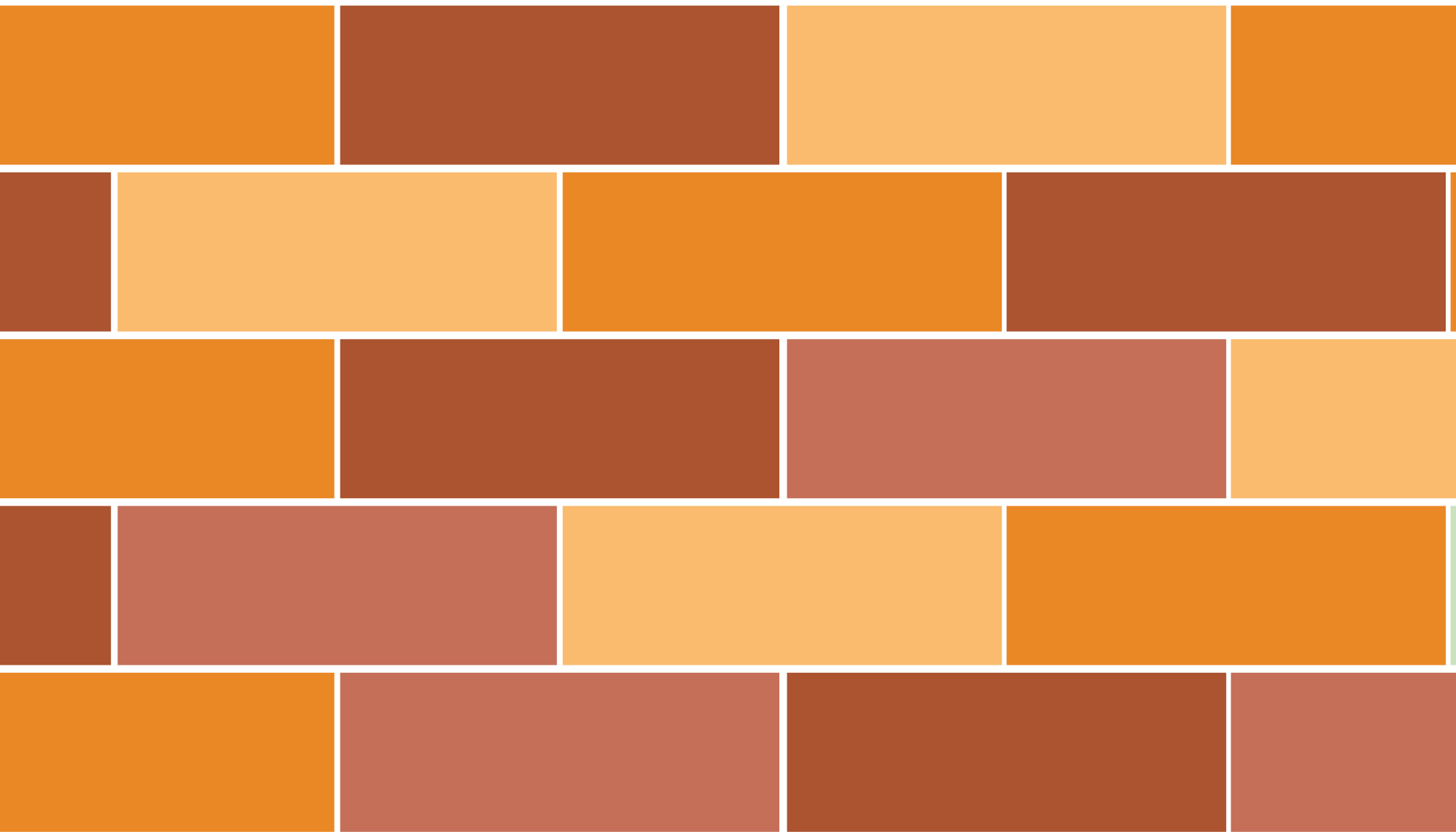 乙烯基地毯浴室色彩斑斓的砖块布局 - TenStickers