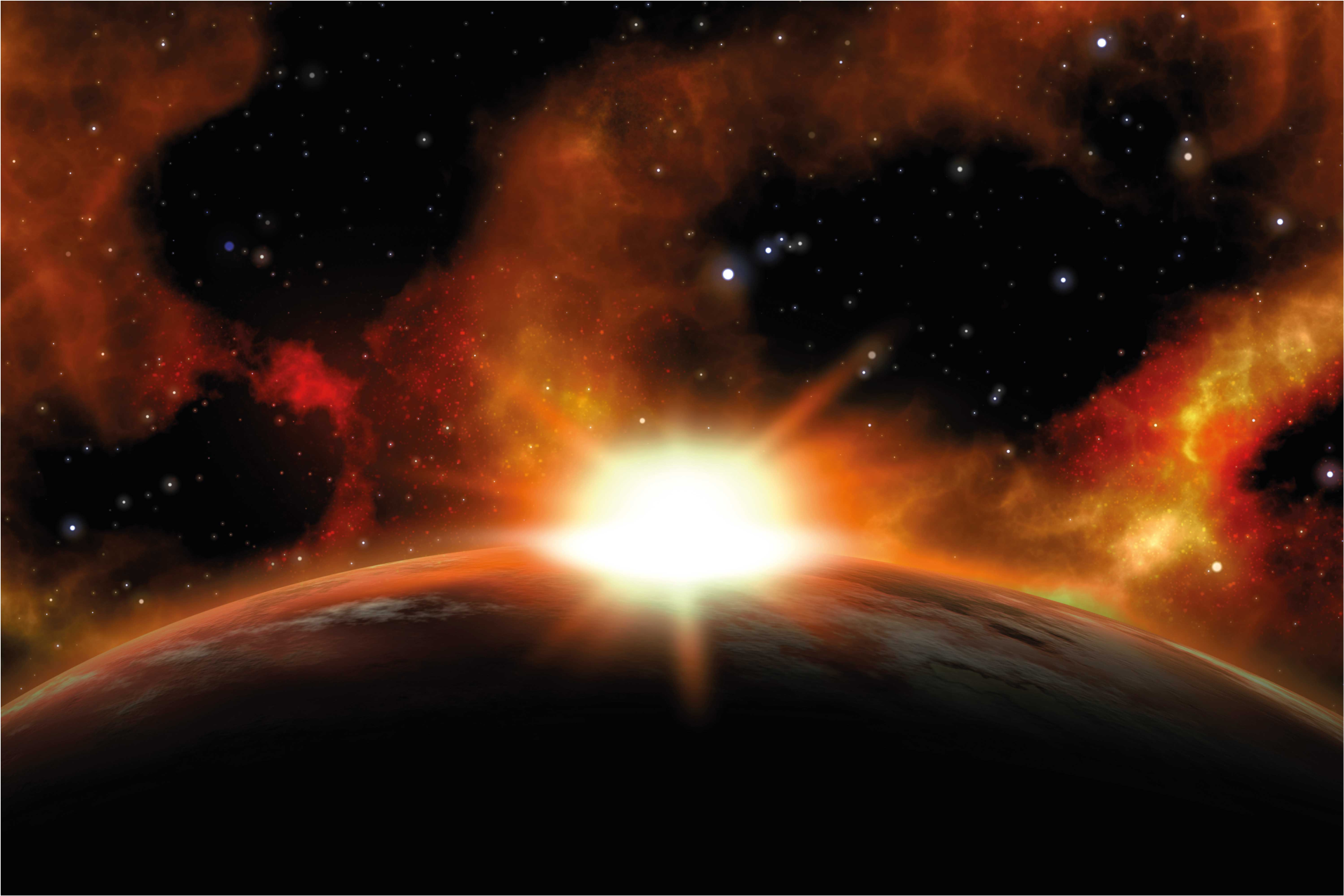 乙烯基地毯星星晨曦辉光 - TenStickers