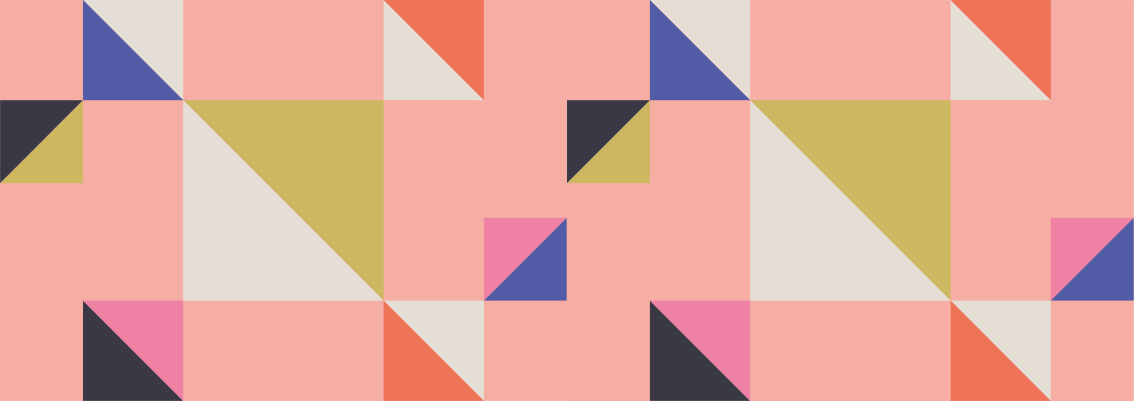 乙烯基地毯几何现代三角形 - TenStickers