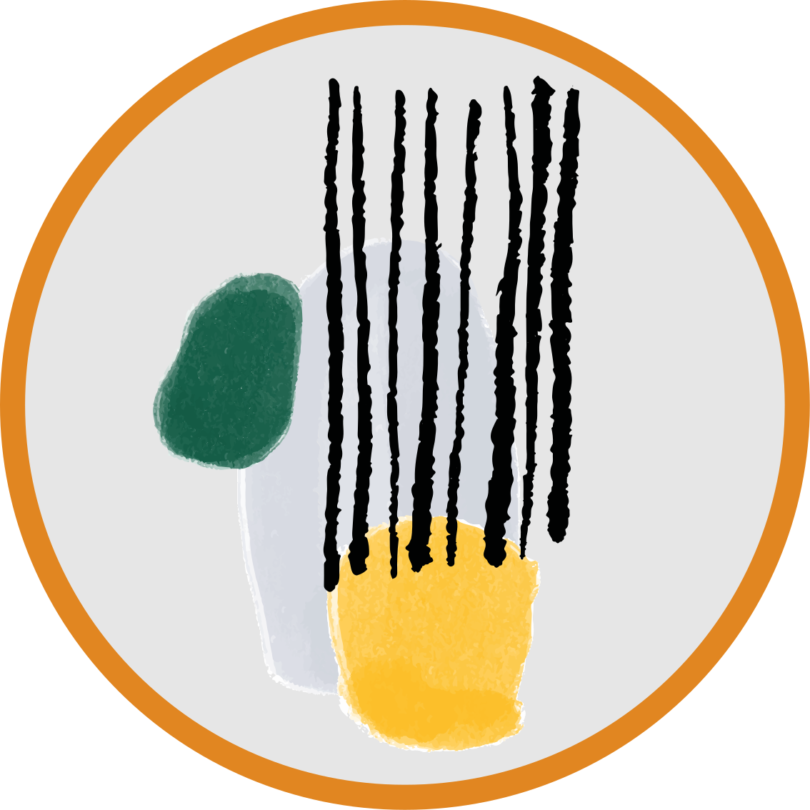 极简主义几何色彩片段 - TenStickers