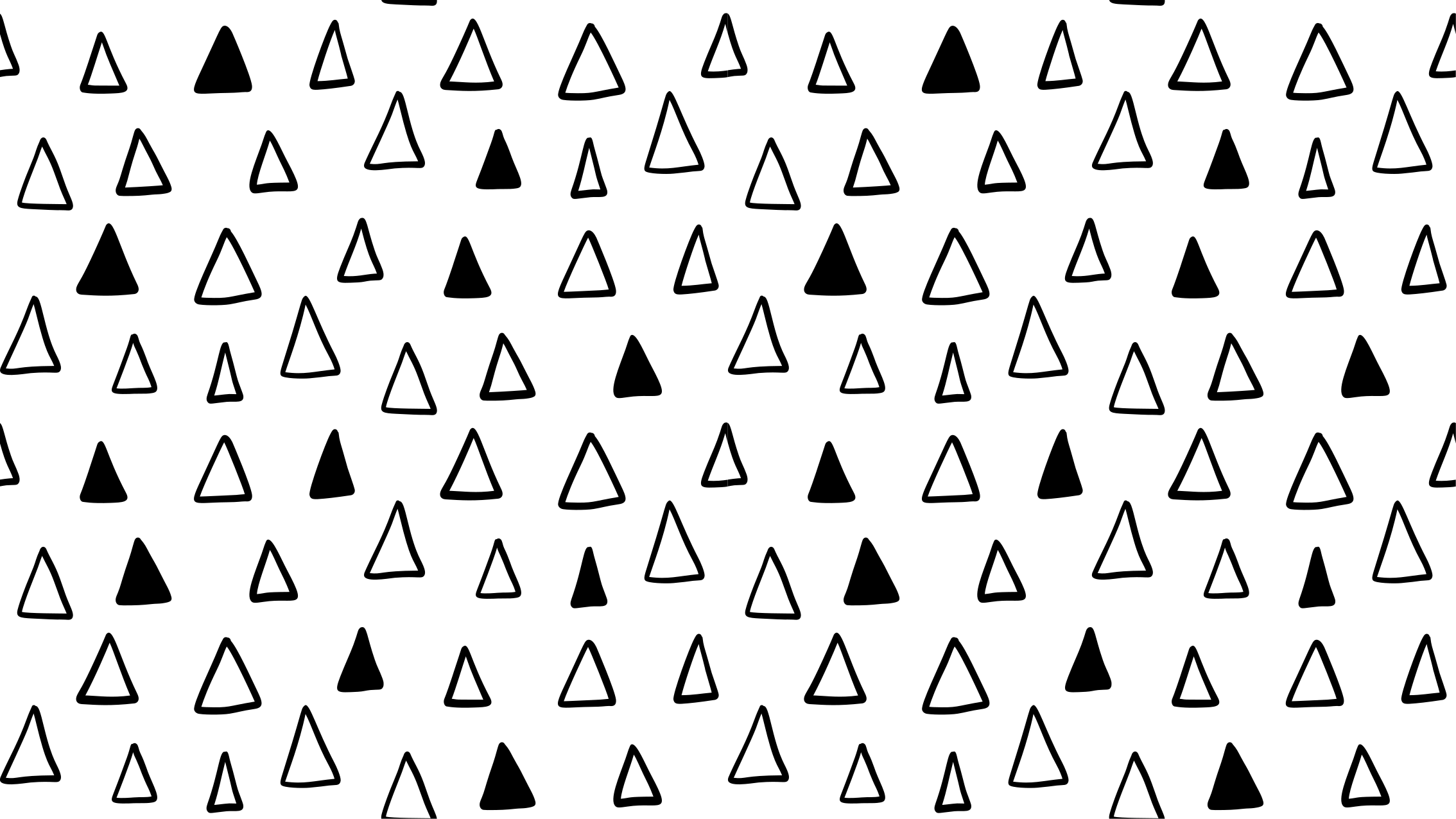 乙烯基地毯星星三角形图案 - TenStickers