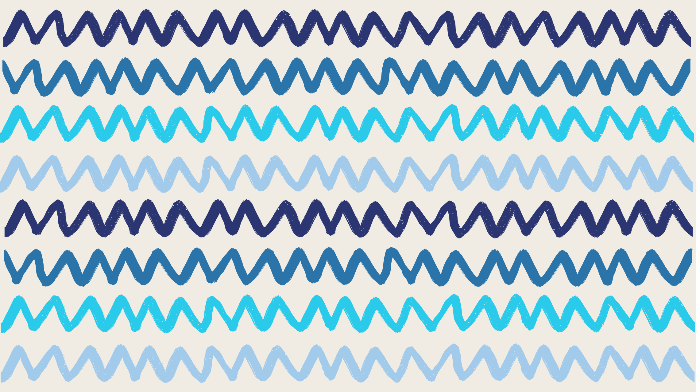 乙烯基地毯浴室波浪条纹图案 - TenStickers