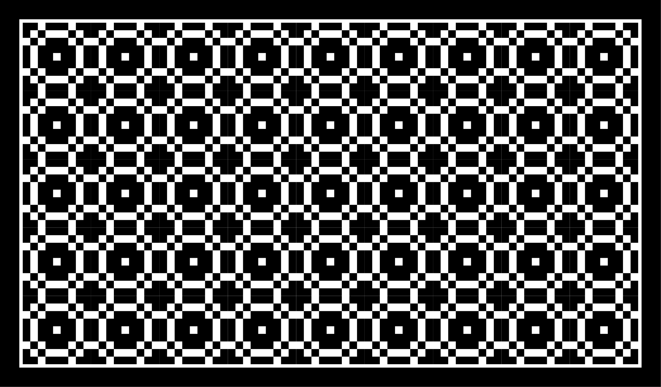 乙烯基地毯几何单色图案 - TenStickers