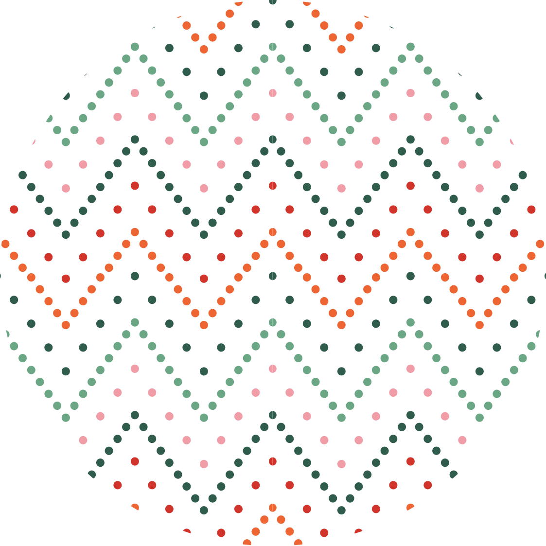 极简主义色彩斑斓的人字形点缀 - TenStickers