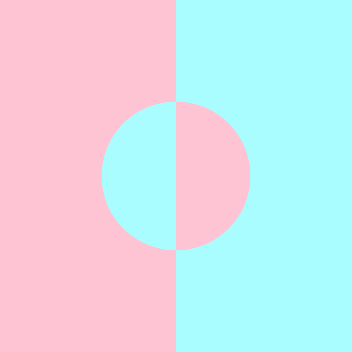 极简主义与柔和色彩对比相结合 - TenStickers