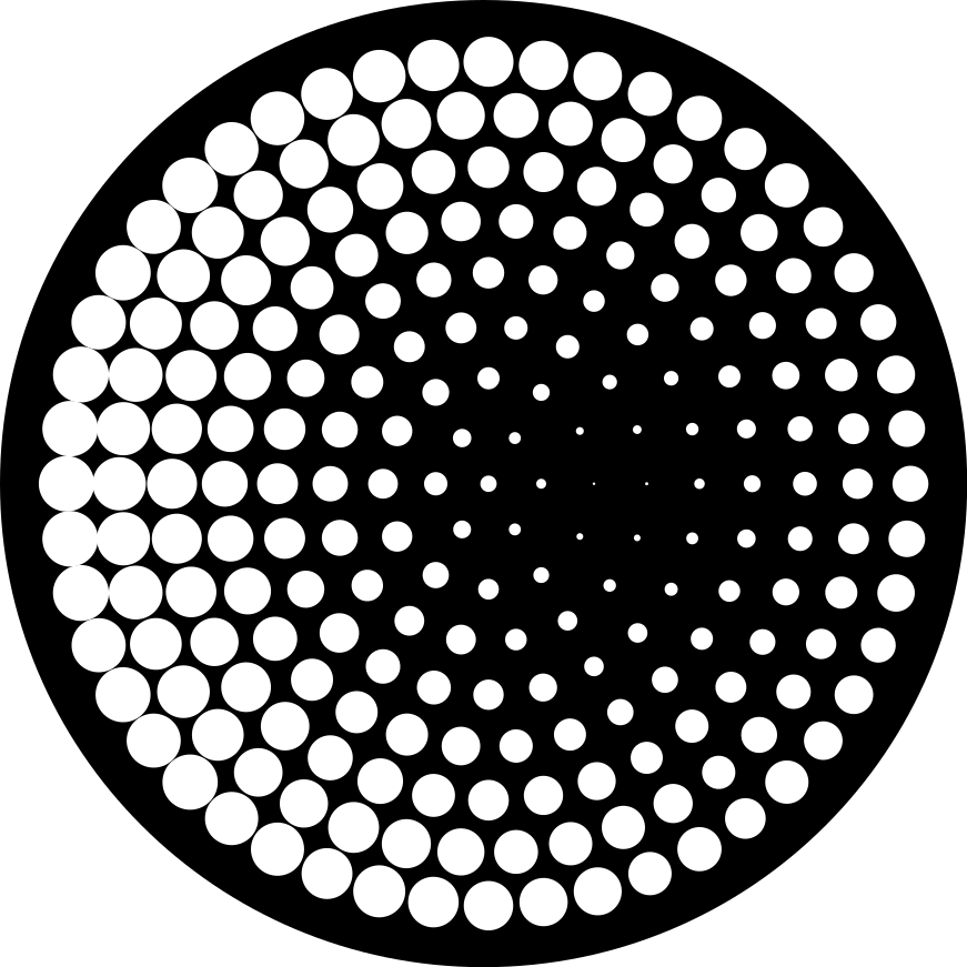 乙烯基地毯几何点状图案 - TenStickers