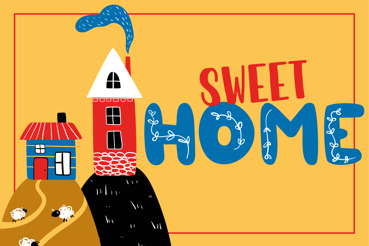 乙烯基地毯入口大厅温馨之家 - TenStickers