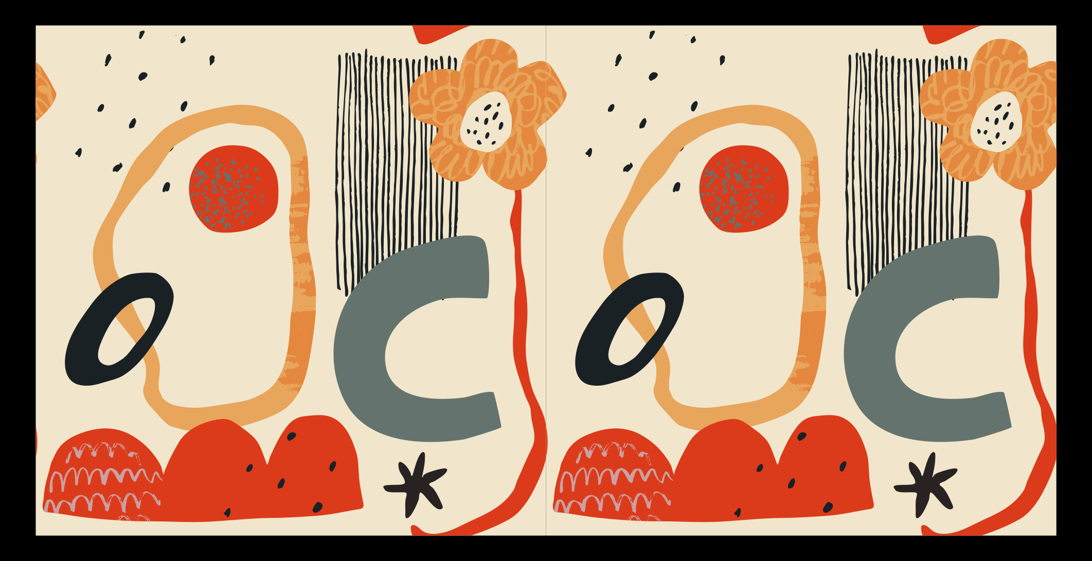 乙烯基地毯展现大胆花卉元素 - TenStickers