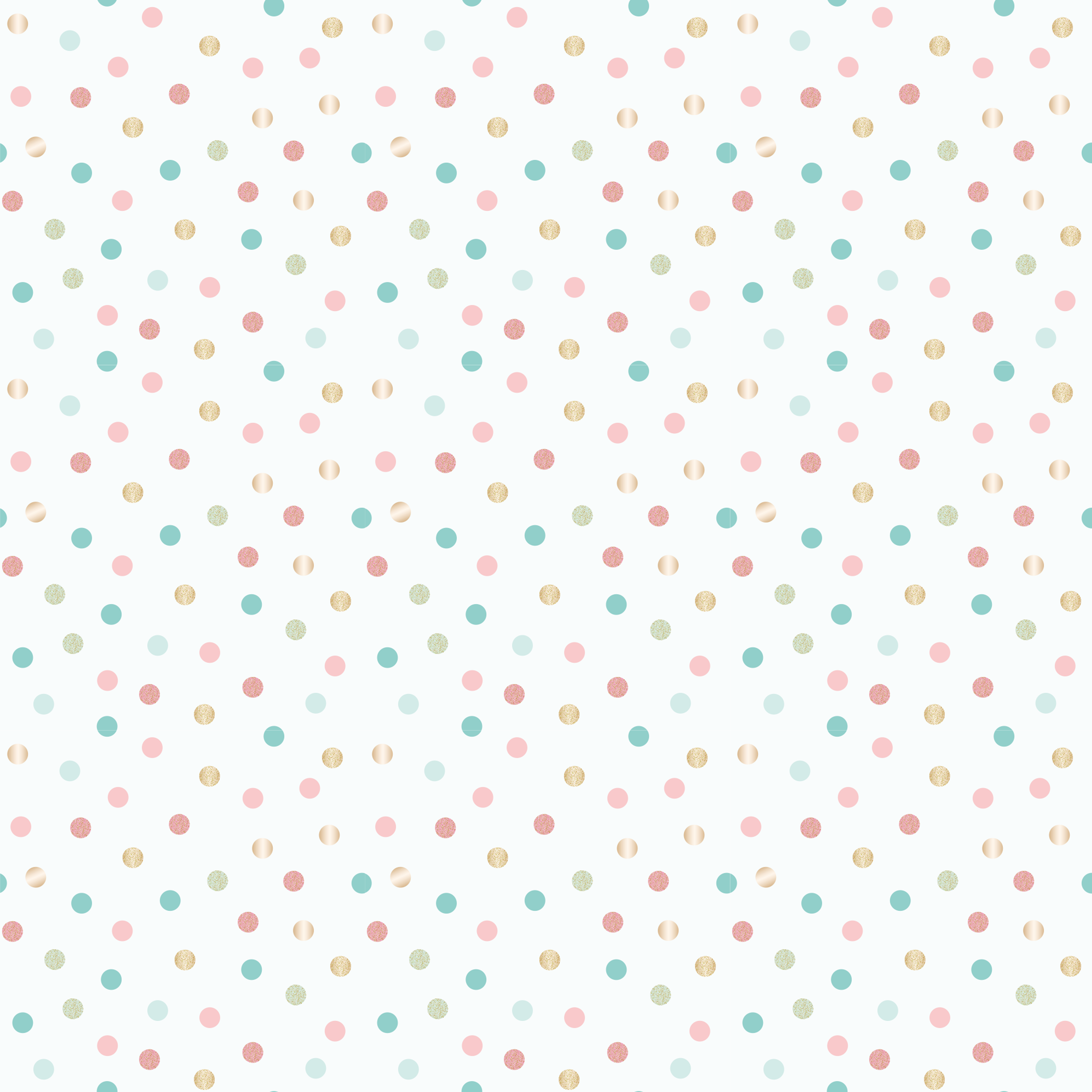 乙烯基地毯托儿所简约圆点设计 - TenStickers