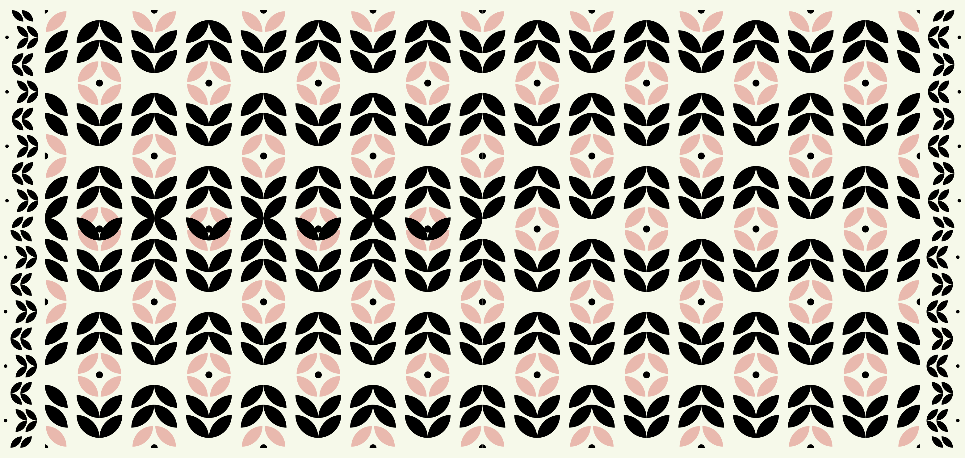 乙烯基地毯花卉几何图案设计 - TenStickers