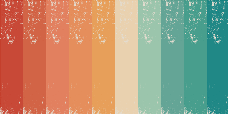 极简主义色彩斑斓的条纹层次 - TenStickers