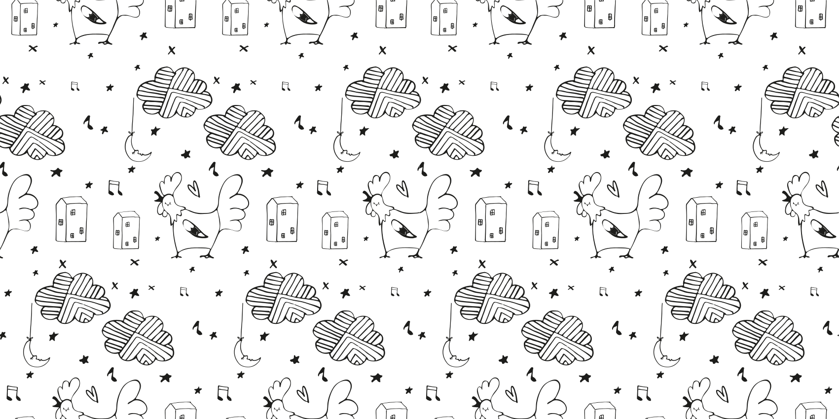 乙烯基地毯 儿童 简约禽类设计 - TenStickers