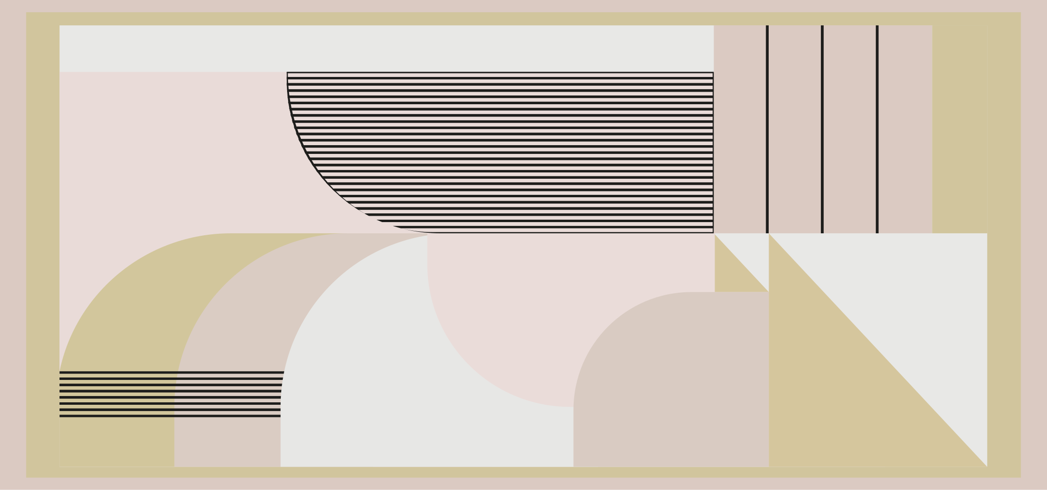 乙烯基地毯展现抽象几何层次 - TenStickers