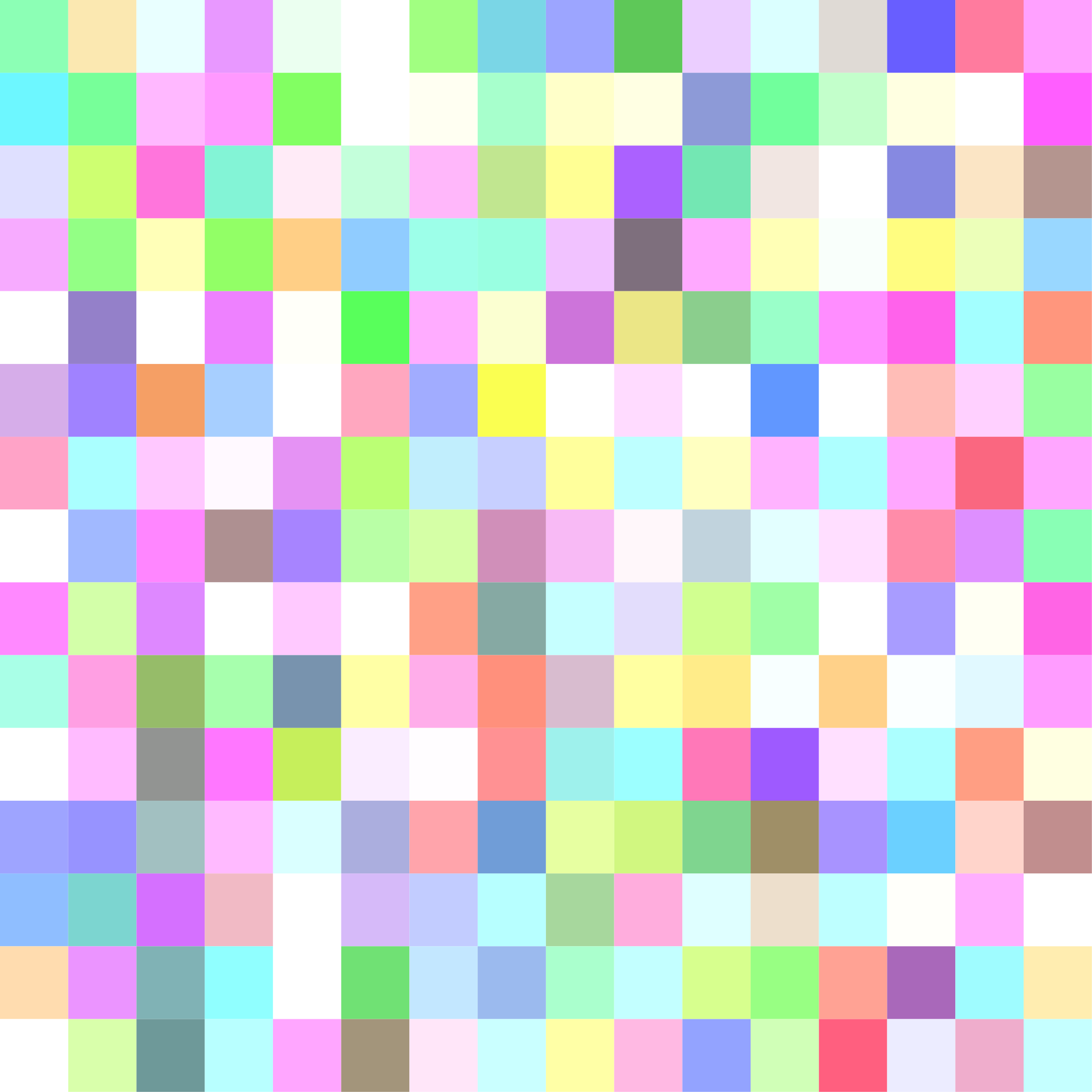 乙烯基地毯几何 彩色方块图案 - TenStickers