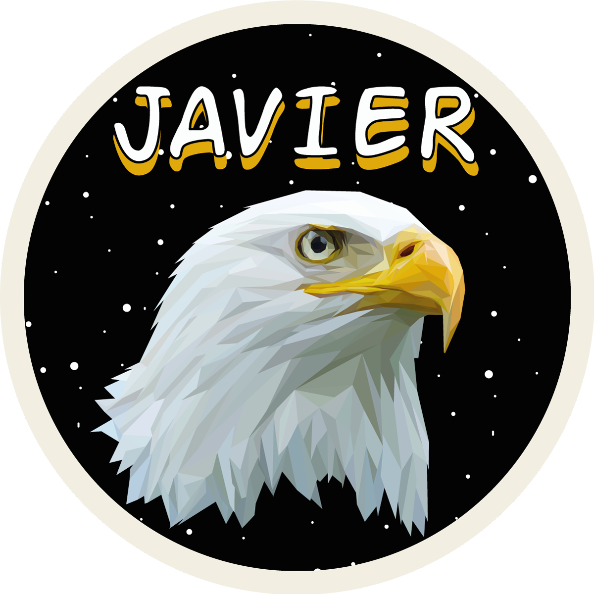 乙烯基地毯名称 可定制的鹰 - TenStickers