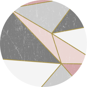 乙烯基地毯几何 几何大理石形状 - TenStickers