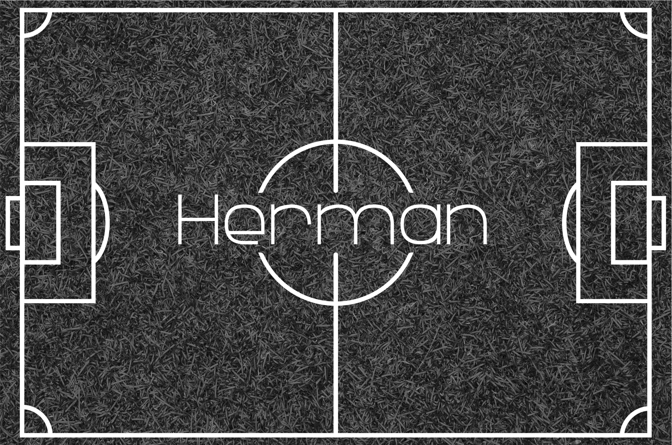 乙烯基地毯游戏足球场定制名称 - TenStickers