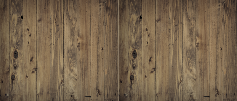 乙烯基厨房地毯 破旧的木头 - TenStickers