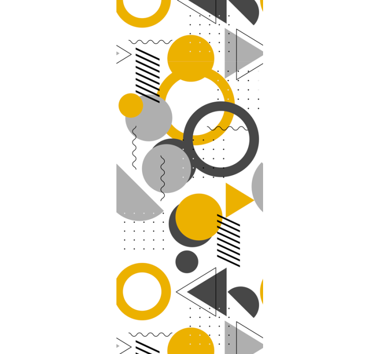 墙纸圆点动态抽象图案 - TenStickers