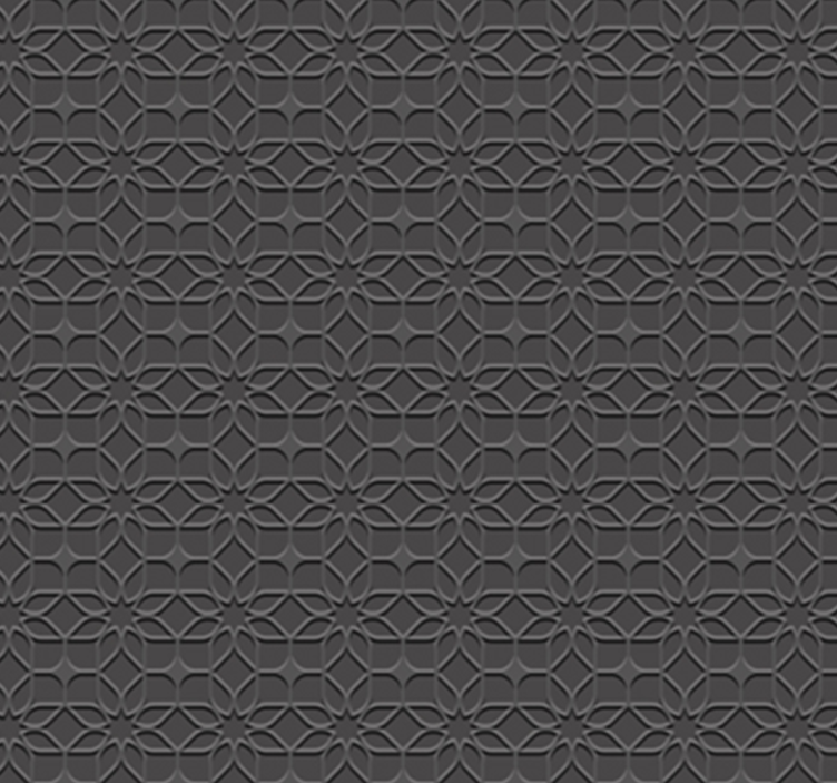 金属效果墙纸几何纹理图案 - TenStickers