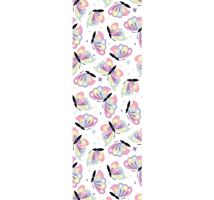 蝴蝶壁纸，飞翔的彩色翅膀 - TenStickers