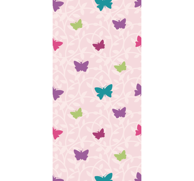 蝴蝶壁纸展翅飞舞的多彩翅膀 - TenStickers