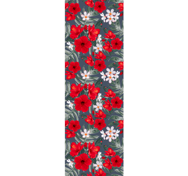 墙纸花卉绚丽花卉展示 - TenStickers