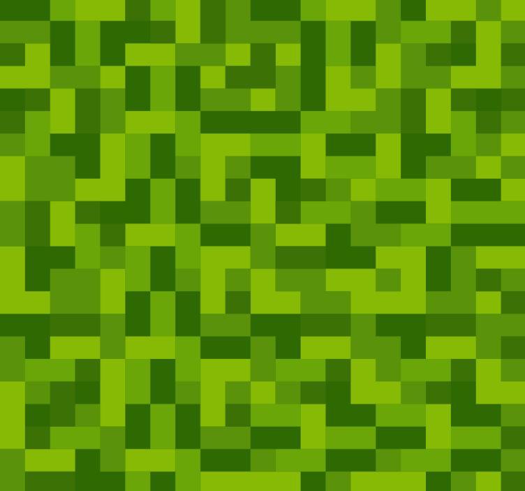 少女房卧室壁纸 绿色方形游戏设计 - TenStickers