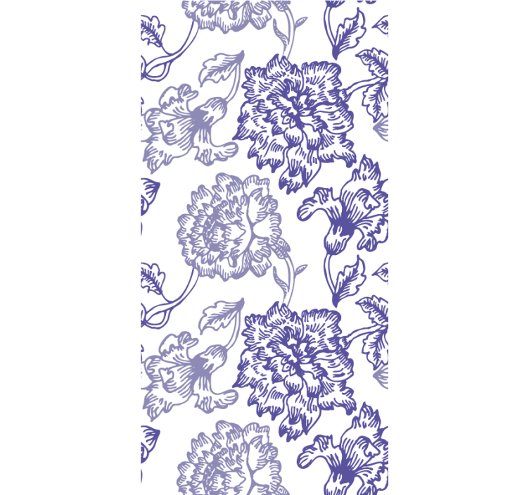 墙纸装饰优雅花卉图案 - TenStickers