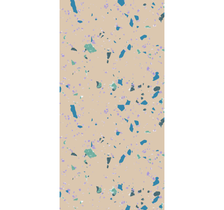 卧室壁纸适合抽象几何元素 - TenStickers