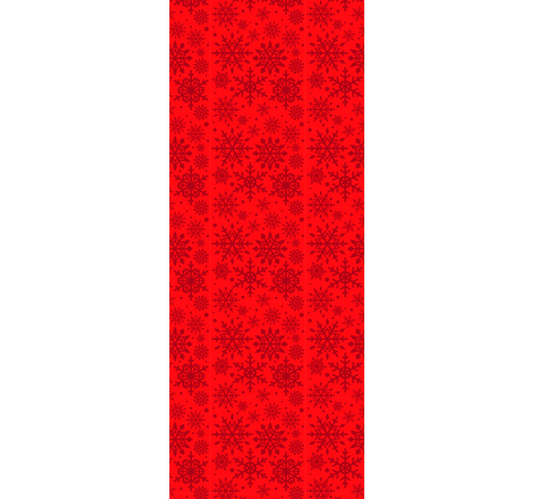 墙纸 圣诞 主题 红色雪花 - TenStickers