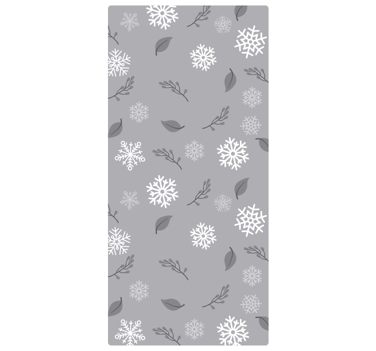 墙纸 圣诞 主题 季节性雪花图案 - TenStickers