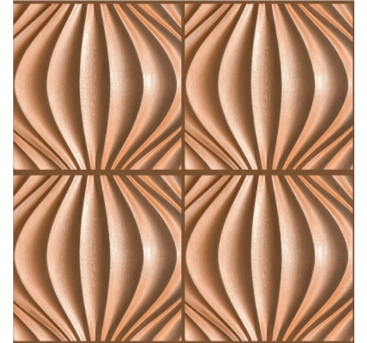 墙纸餐厅带有3d沙子效果 - TenStickers