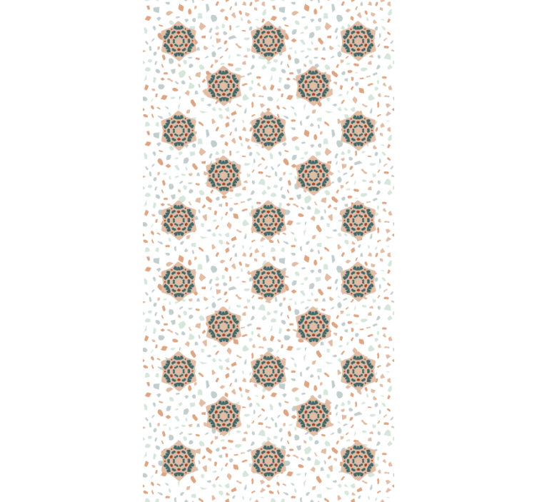 质感壁纸让空间绽放花卉 terrazzo - TenStickers