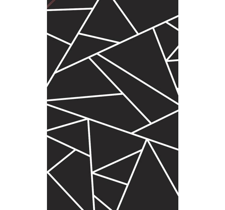 几何墙纸抽象角度排列设计 - TenStickers