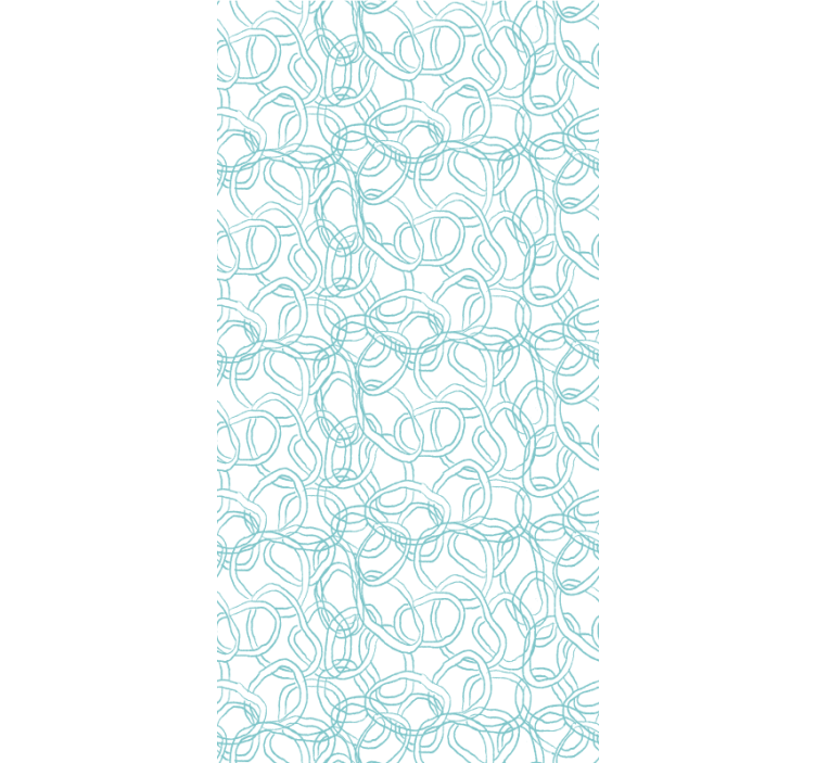 时尚墙纸抽象圆形现代风格 - TenStickers