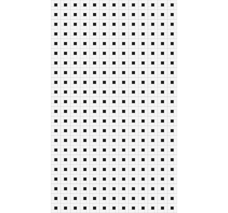 建筑墙纸小方块现代瓷砖 - TenStickers