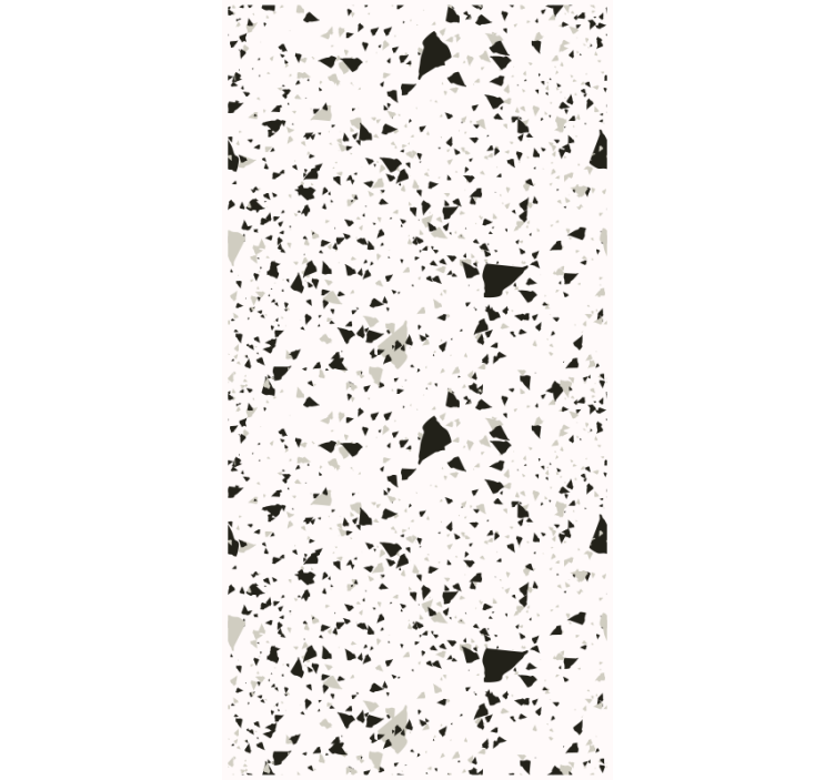 建筑墙纸灰色、白色和黑色的水磨石 - TenStickers