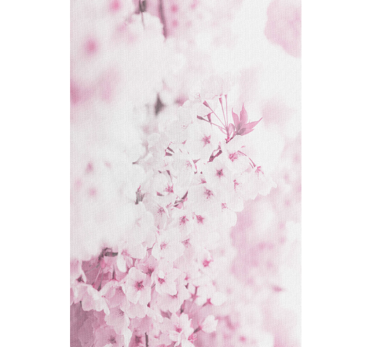 墙纸花卉浅粉色花朵背景 - TenStickers