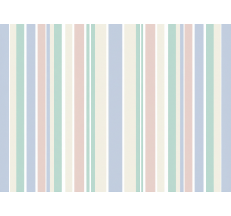 竖条纹墙纸轻柔的粉彩条纹 (b0dpqxw7nl) - TenStickers